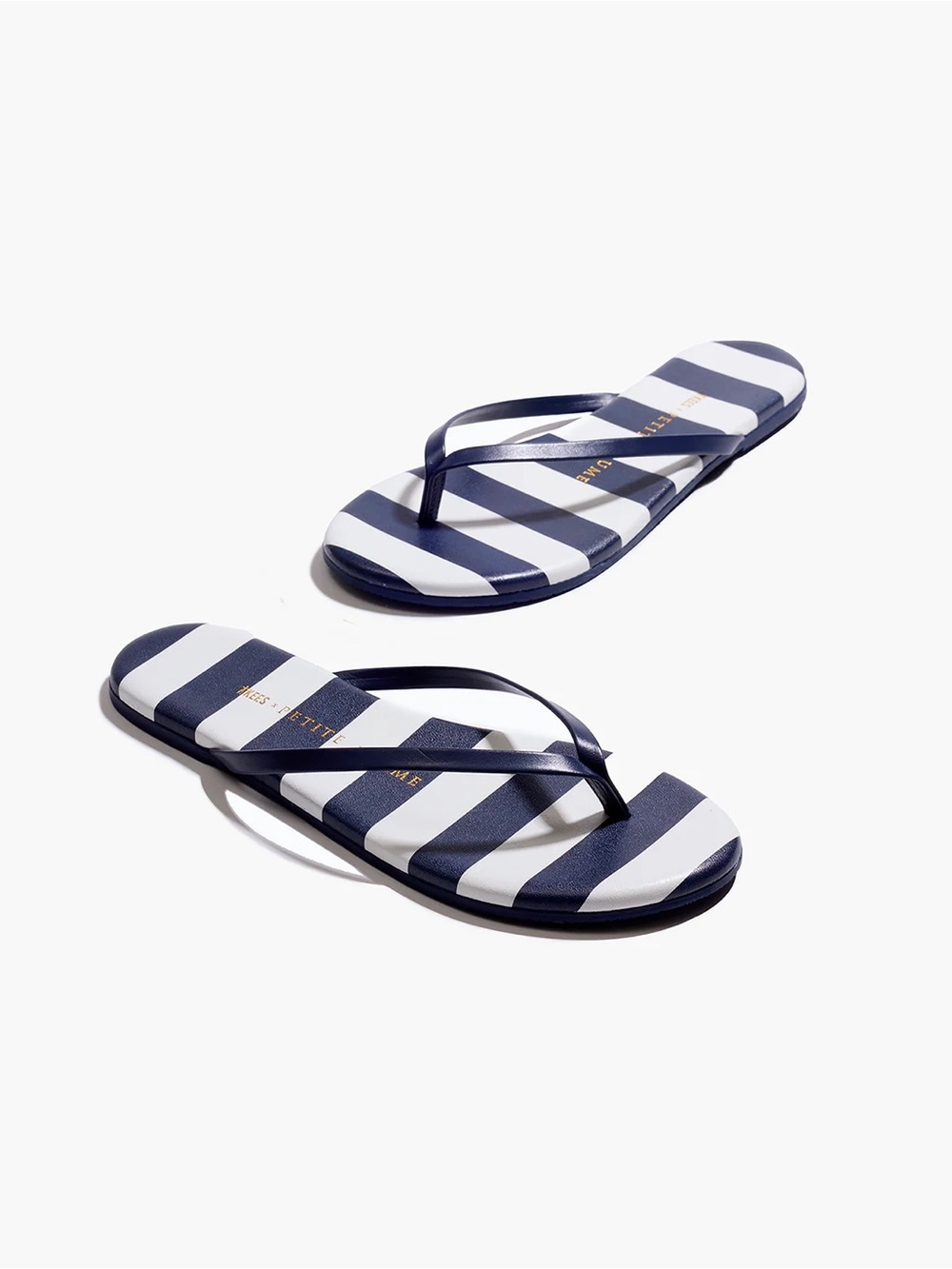 Petite Plume x TKEES Lily Sandal in Cabana Stripe - Picture 2 of 7